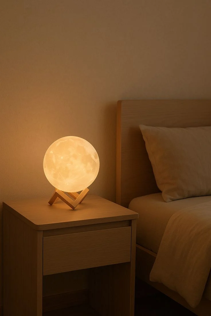 Lámpara luz de luna con base - Imagen 5