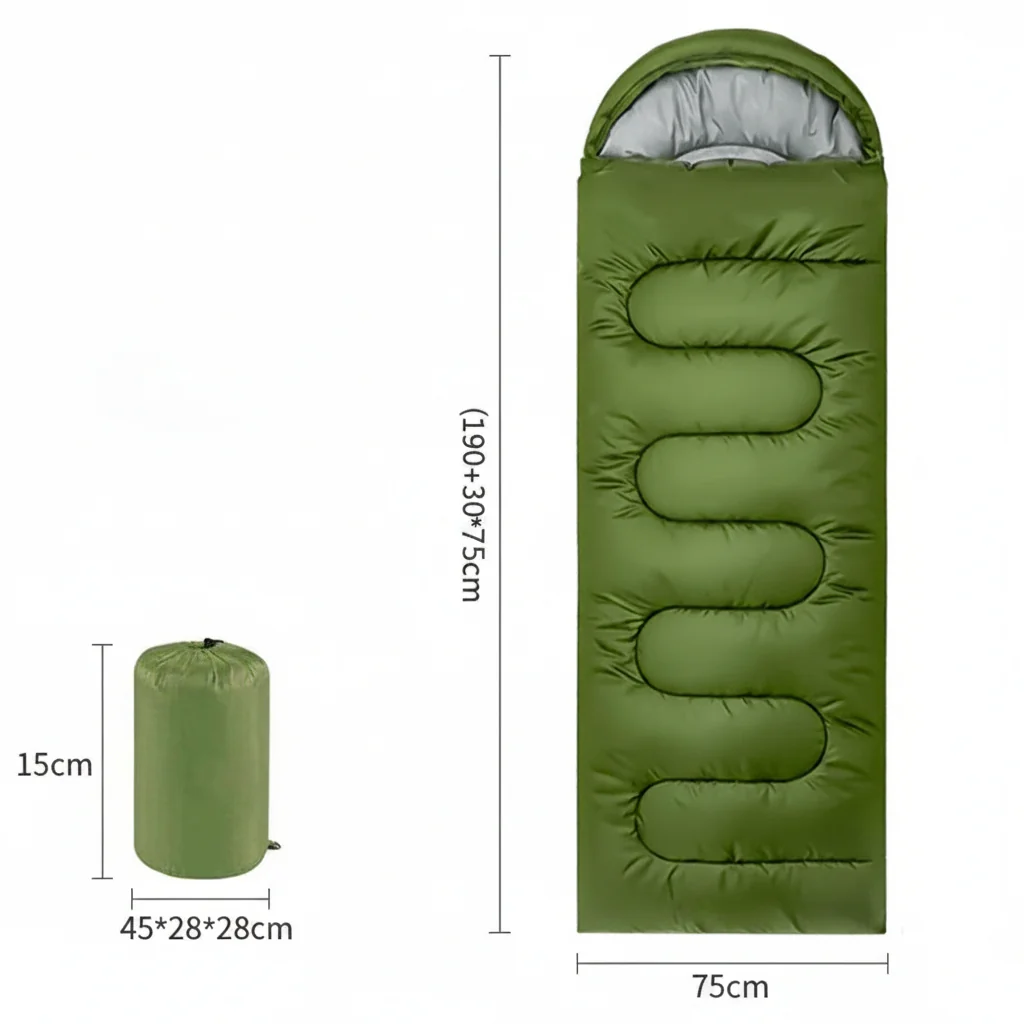 EVERESTO – Thermal Camping Sleeping Bag - Imagen 5