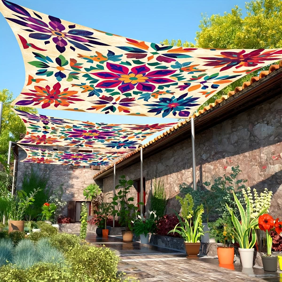 SOLARA - Stylish outdoor canopy designed for comfortable shaded relaxation anywhere.