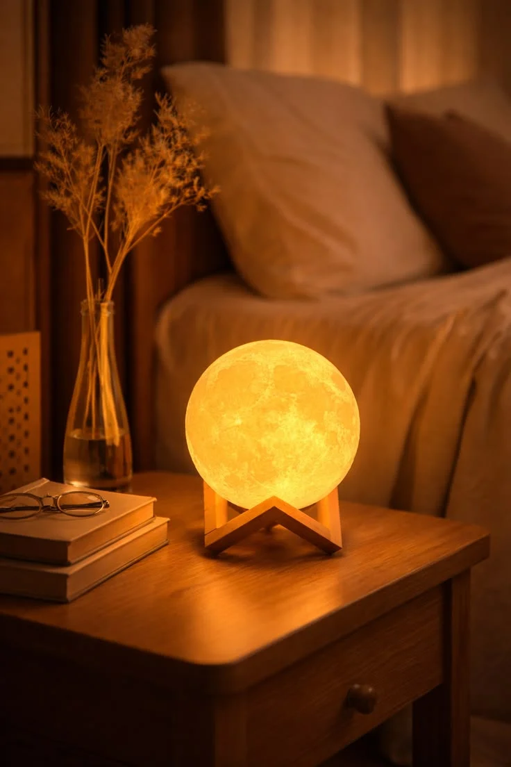 Lámpara luz de luna con base - Imagen 2