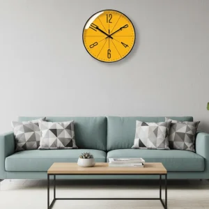TIMELINE – Modern Wall Clock Minimalist Quartz Silent Home Decor