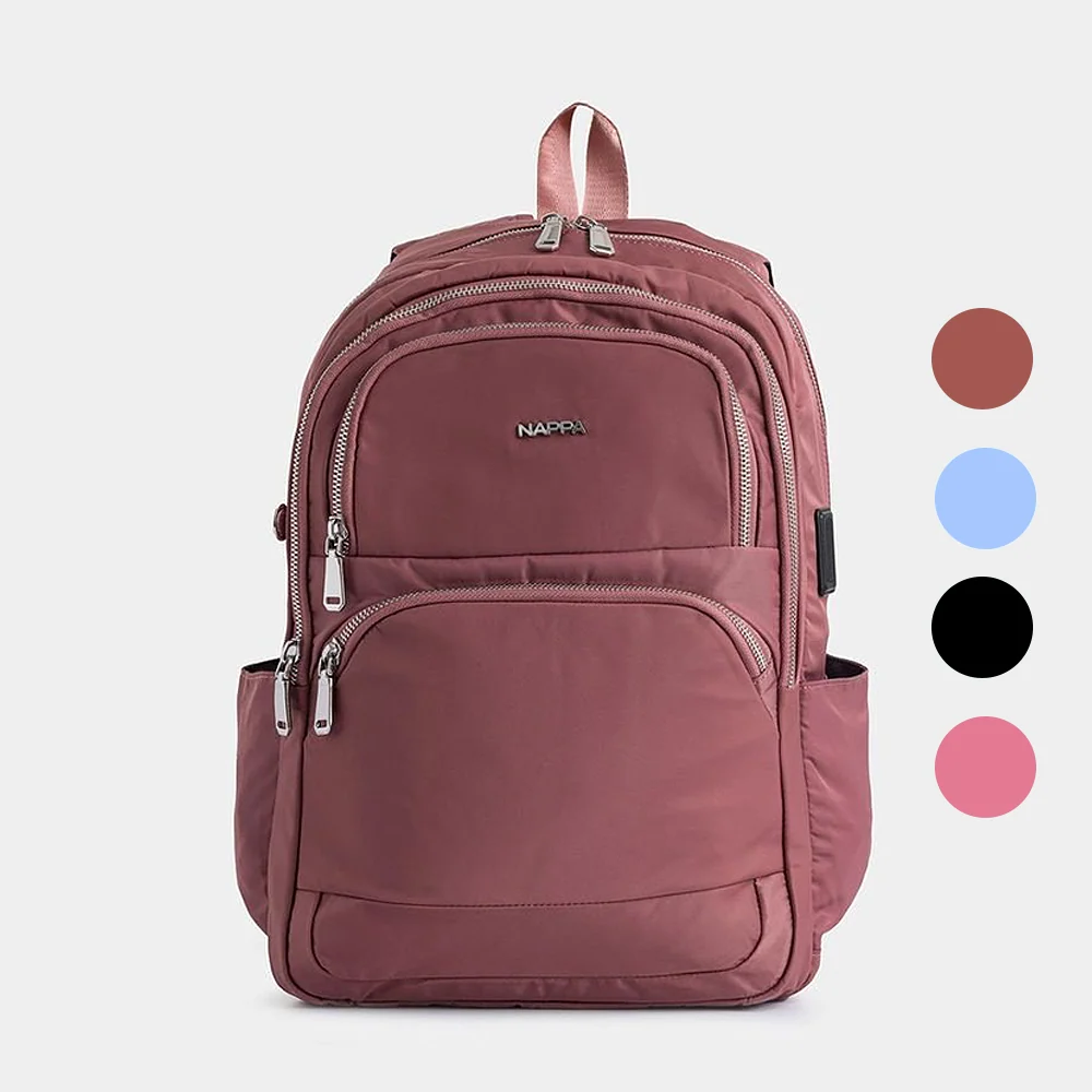 Morral elegante Grande Biel Nappa cierre plateado - Imagen 3