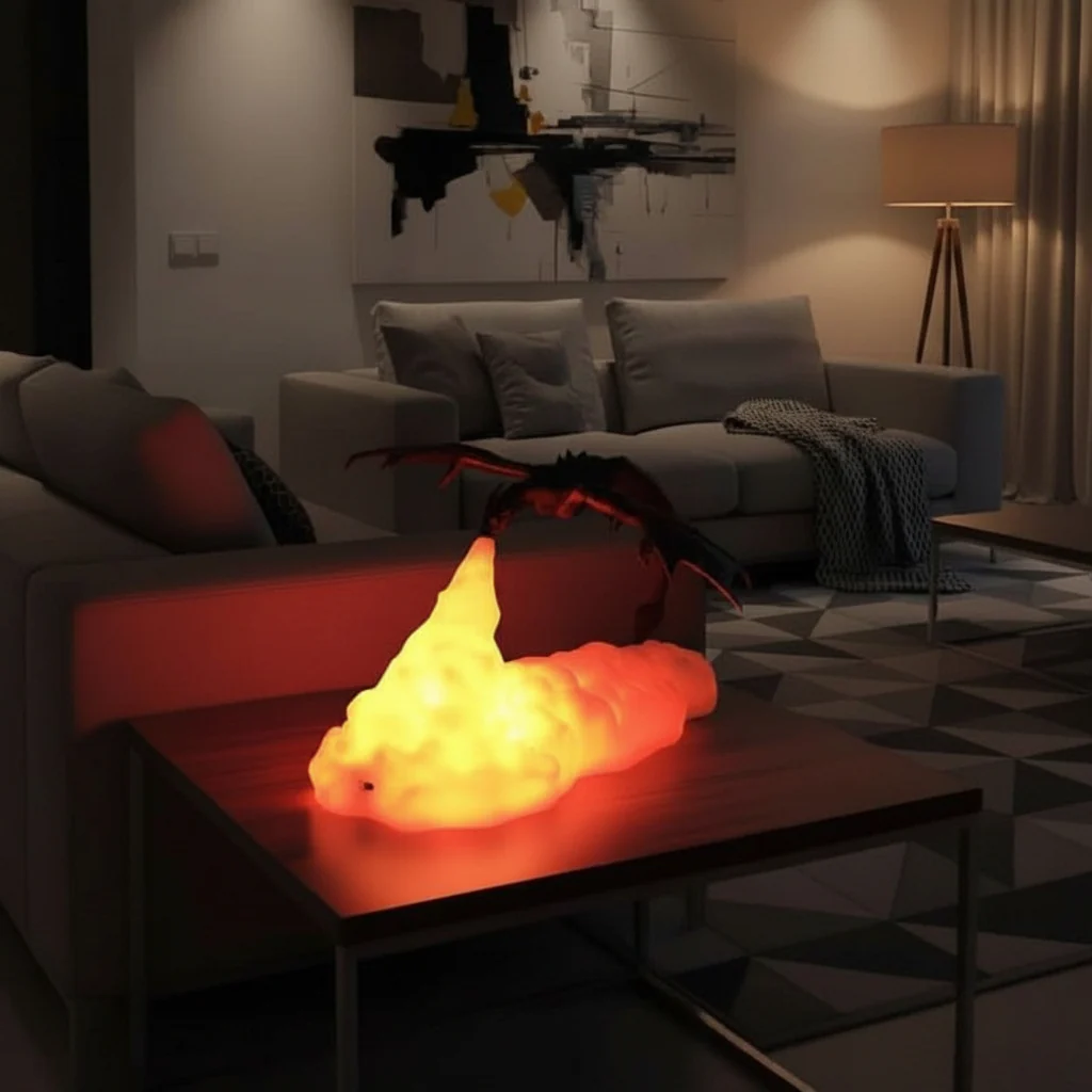 DRAKONLUX – Mystic Dragon LED Lamp - Imagen 5