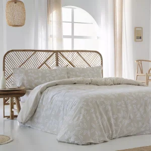 Funda Nórdica BATAN - Algodón Orgánico 200 Hilos Beige