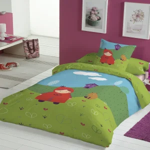 Funda Nórdica Infantil CAPERUCITA - Algodón Poliéster Multicolor