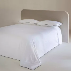 Funda Nórdica FILO - Satén Algodón Egipcio 300 Hilos Blanco