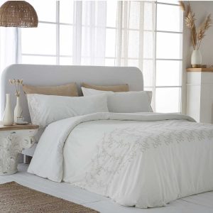 Funda Nórdica IRATI - Percal Algodón 200 Hilos Beige