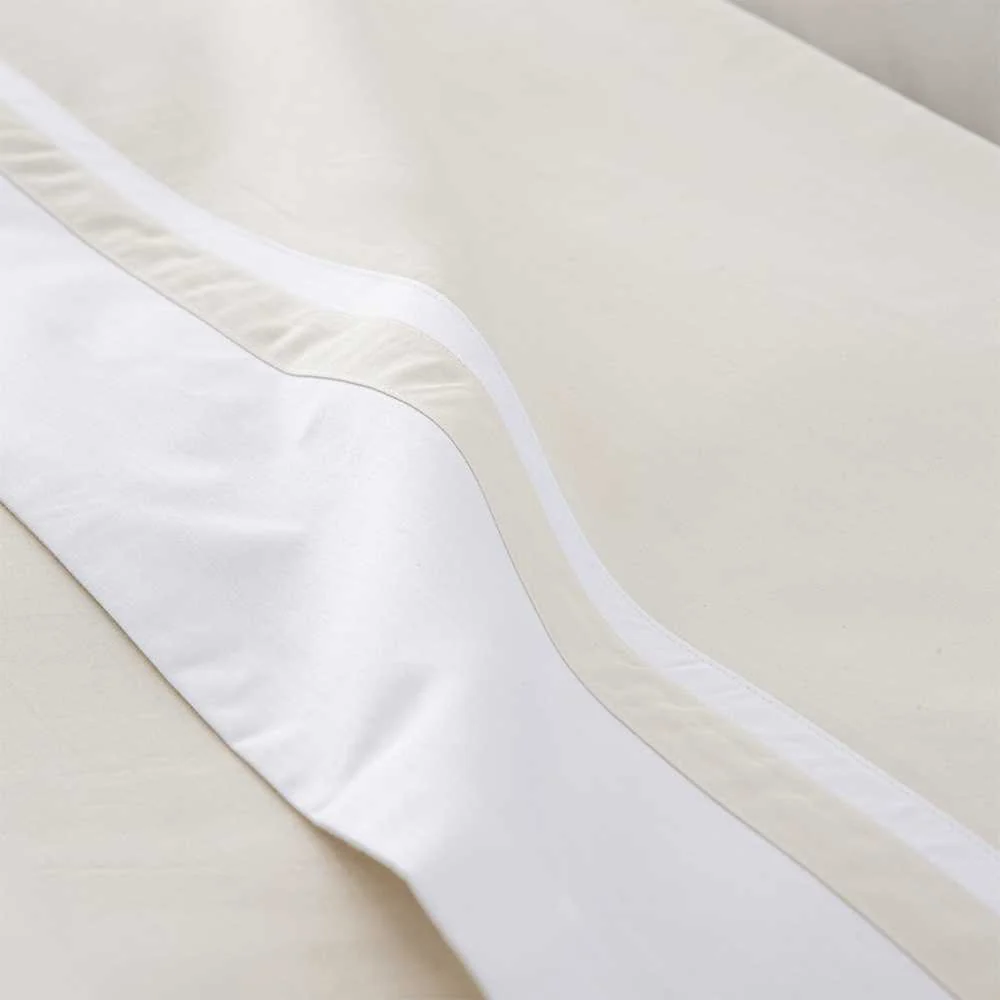 Funda Nórdica TUY - Satén Algodón Egipcio 400 Hilos Beige - Imagen 4