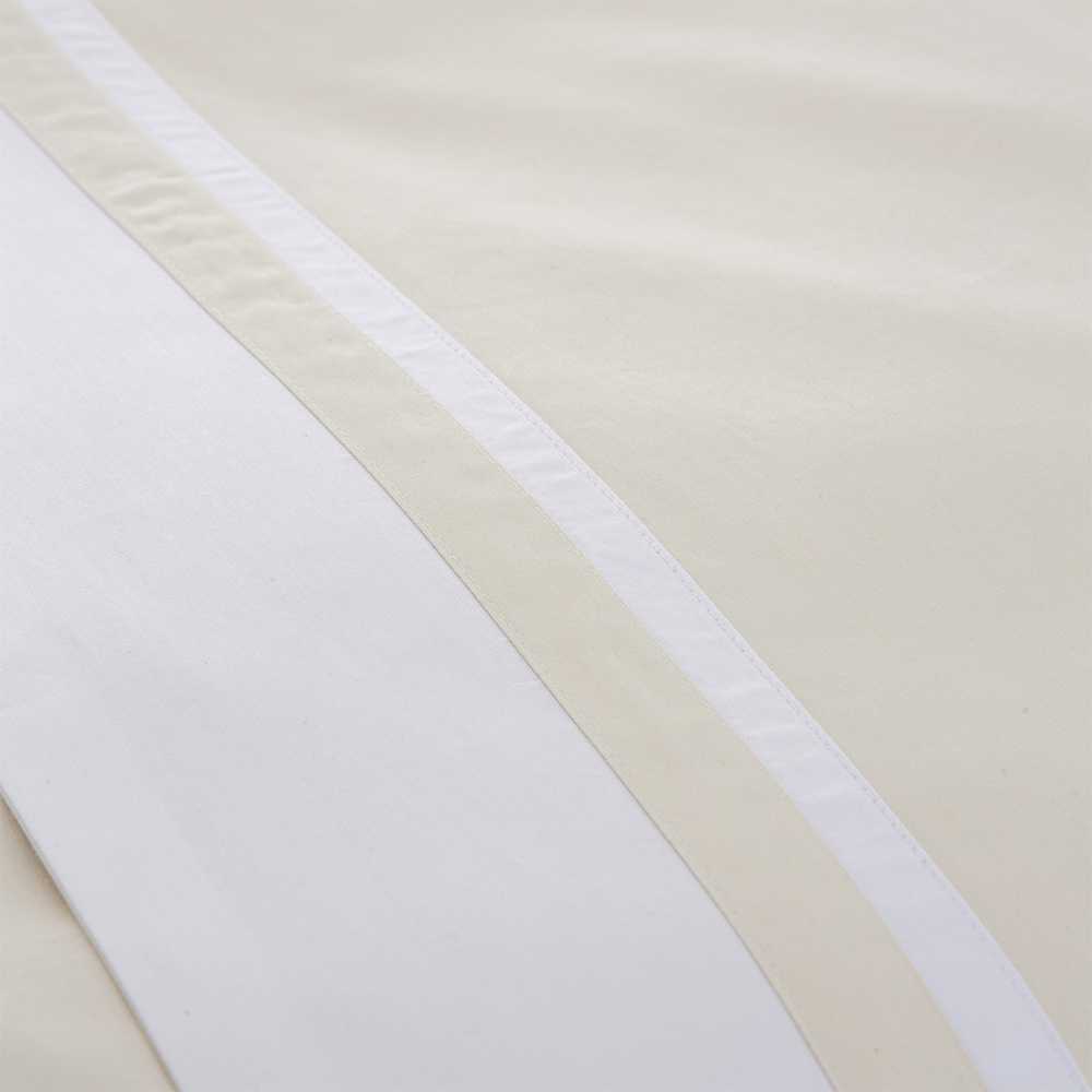 Funda Nórdica TUY - Satén Algodón Egipcio 400 Hilos Beige - Imagen 5