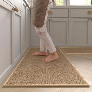 RUNNERLIVA – Non-Slip Washable Kitchen Runner Rug
