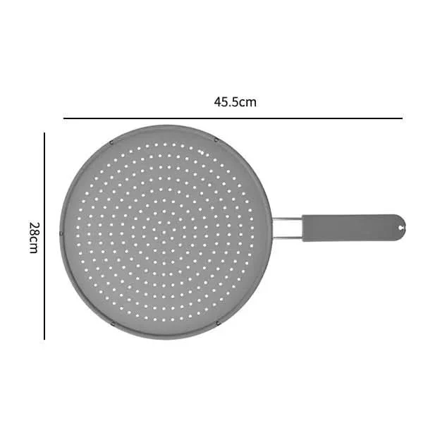 SPLASHGUARD – Silicone Frying Pan Splatter Screen - Imagen 9
