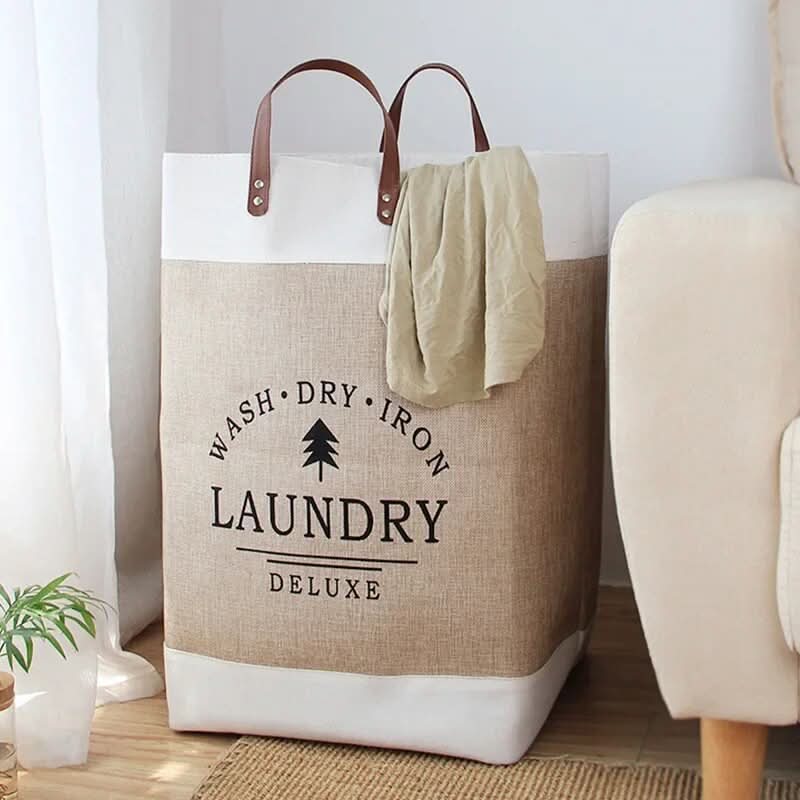 ORGANIBIN – Fabric Storage Basket for Clothes & Essentials - Imagen 2