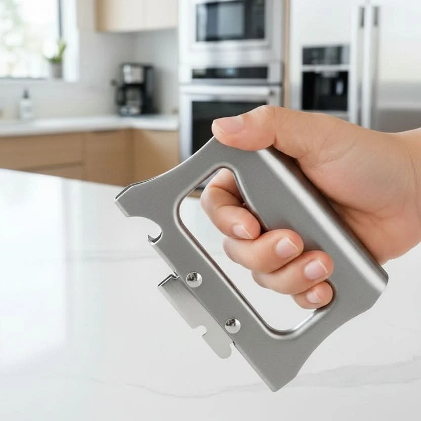 BOTTLEVAULT – Stainless Steel Kitchen Opener Compact Utility - Imagen 2