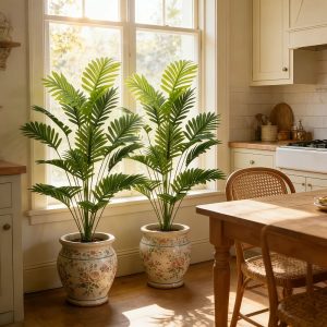 EVERPALM – Fake Tropical Palm Leaves Decorative Plant Design