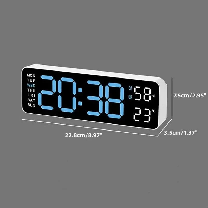 MINIMALUXE – USB LED Clock for Elegant Modern Interiors - Imagen 8