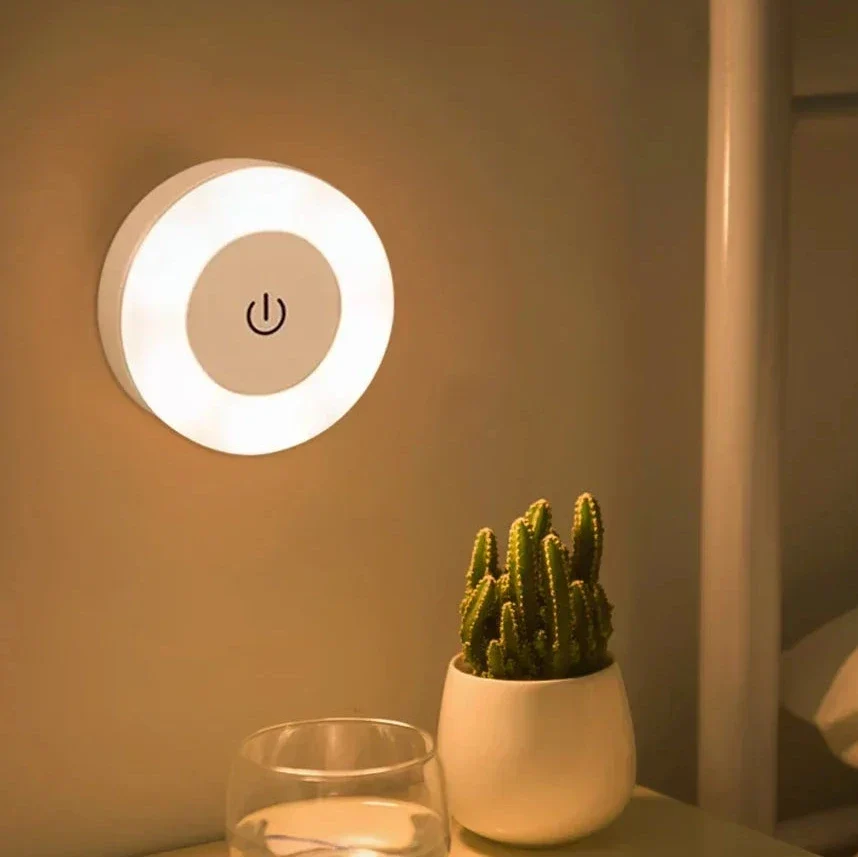 TOUCHVAULT – USB Rechargeable Lamp for Bedroom Comfort