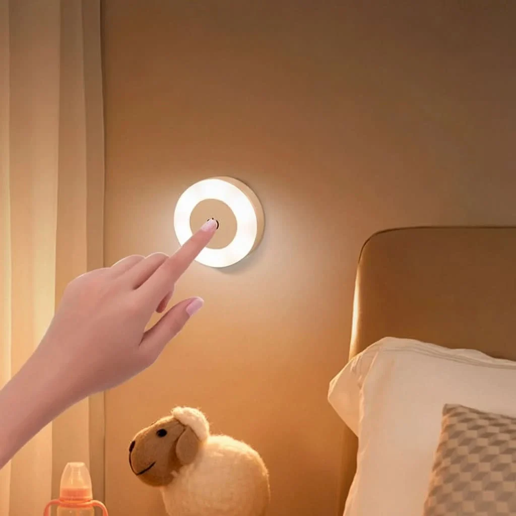 TOUCHVAULT – USB Rechargeable Lamp for Bedroom Comfort - Imagen 8