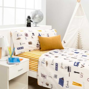 Juego de Sábanas Infantil TENT - Algodón Poliéster Multicolor