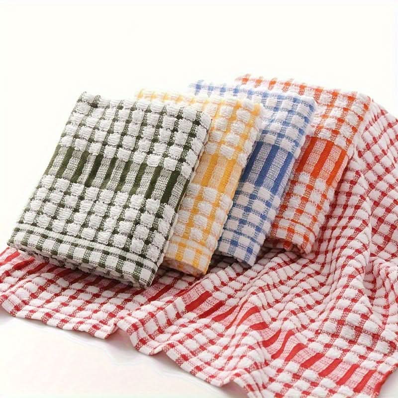 PLAIDCLEAN – Reusable Kitchen Cloth Set Soft Quick Dry - Imagen 4