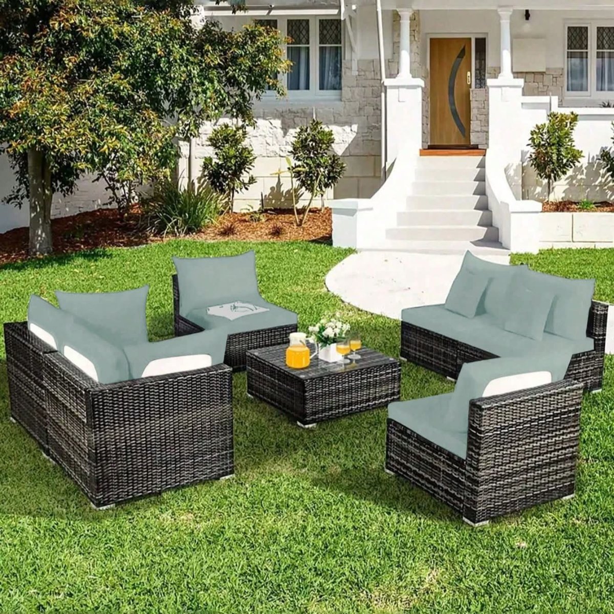 PALMFLOW – Non-Slip Cushion Covers for Patio Furniture Protection - Imagen 9