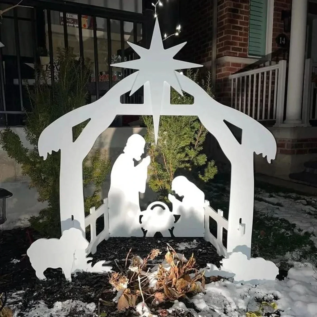 MANGERELLE – Nativity Table Set for Elegant Holiday Styling - Imagen 9