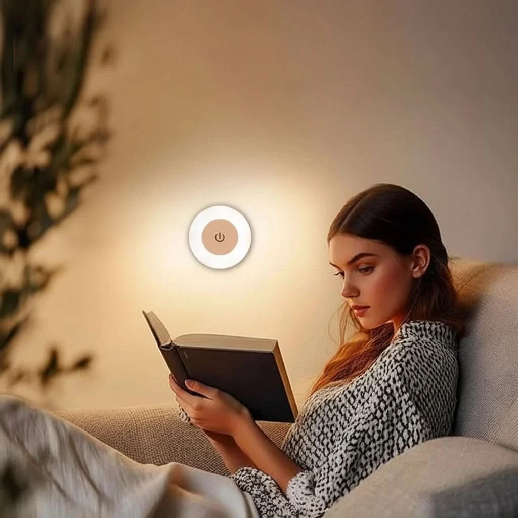 TOUCHVAULT – USB Rechargeable Lamp for Bedroom Comfort - Imagen 4