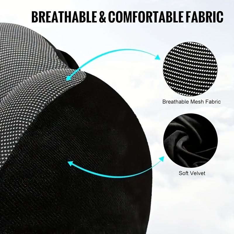 COZYCURVE – U-Shaped Hooded Pillow for Relaxing Comfort - Imagen 4