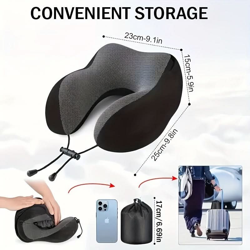 COZYCURVE – U-Shaped Hooded Pillow for Relaxing Comfort - Imagen 5
