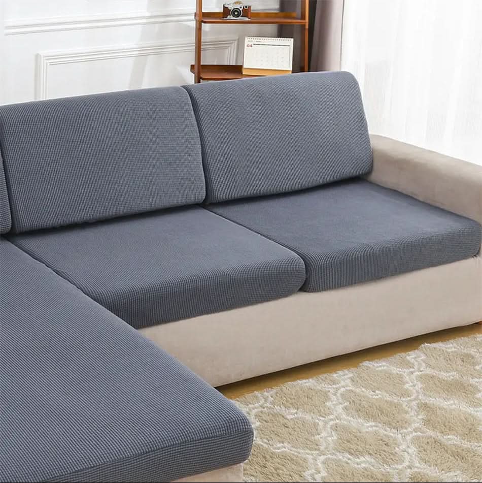 STRETCHFLOW – Thick Sofa Seat Cover Solid Color Comfort
