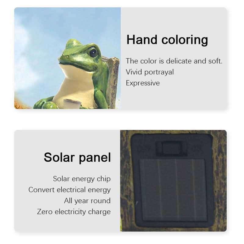 FROGLIVA – Solar Frog Garden Light for Outdoor Decor - Imagen 6