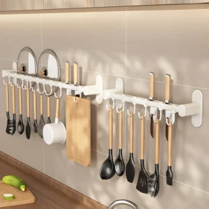 HOOKFLOW – Wall Mounted Kitchen Hook Rack