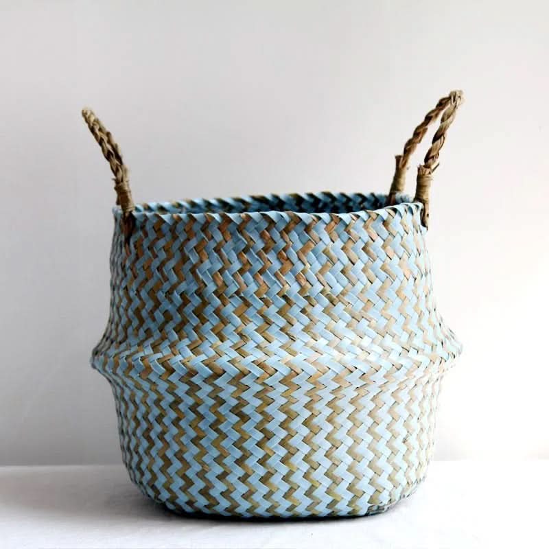 NATURWEAVE – Wicker Storage Basket Boho Organizer - Imagen 4