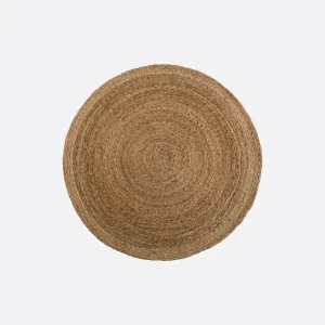 Alfombra NEIYYUR de yute Ø 120 cm