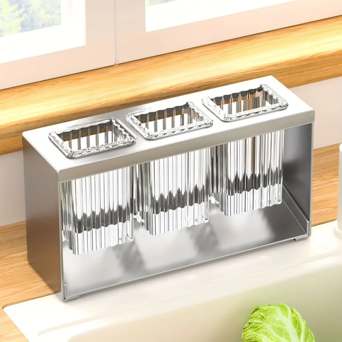 CHOPFLOW – Kitchen Chopstick Holder Water Drain Design - Imagen 4