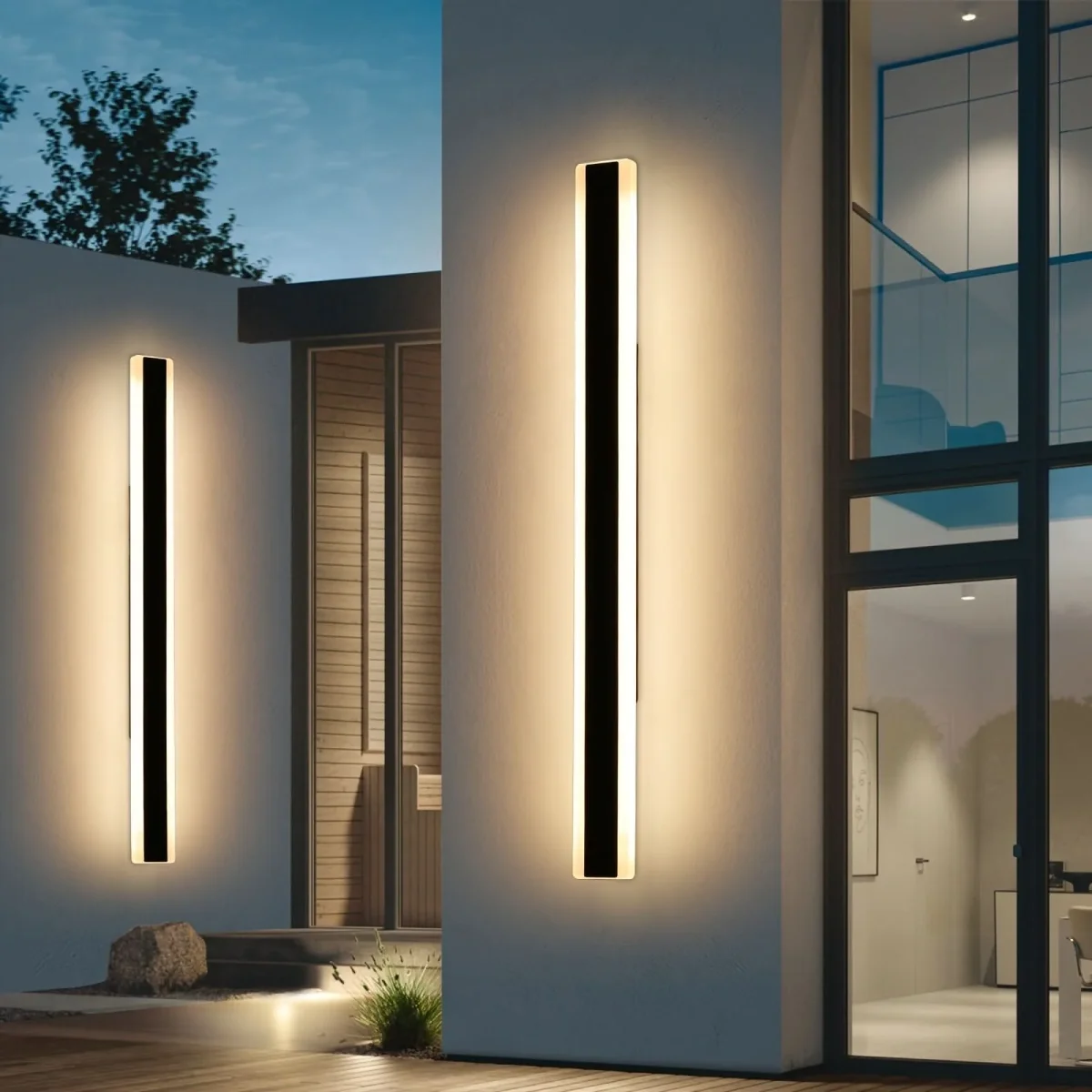 Valtora - Linear Outdoor Wall Strip Light - Imagen 6