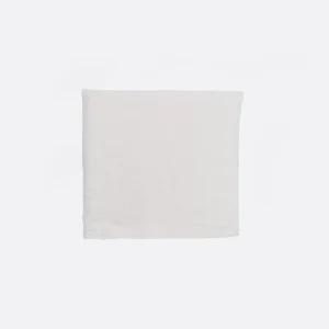 Cabecero BEETHOVEN de lino 110 x 8 x 110 cm para cama de 90 cm color blanco