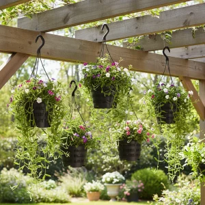 ORCHIVA – Hanging Orchid Planter Basket Set