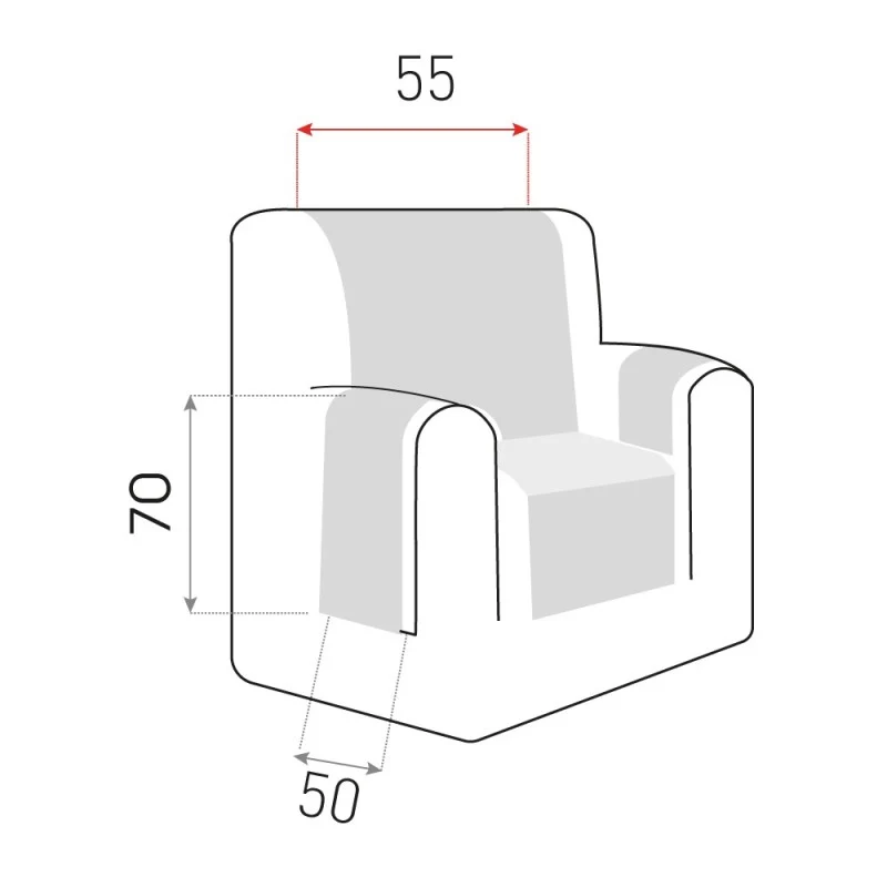 Cubre Sillón Acolchado Reversible Maui - Imagen 7