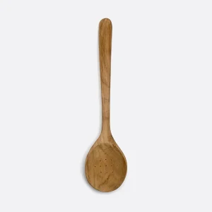 Cuchara PROMISE de madera de teca reciclada 35 x 8 x 3 cm