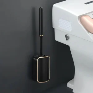 LUXCLEANSE – Wall Mounted Quick Dry Toilet Brush Set