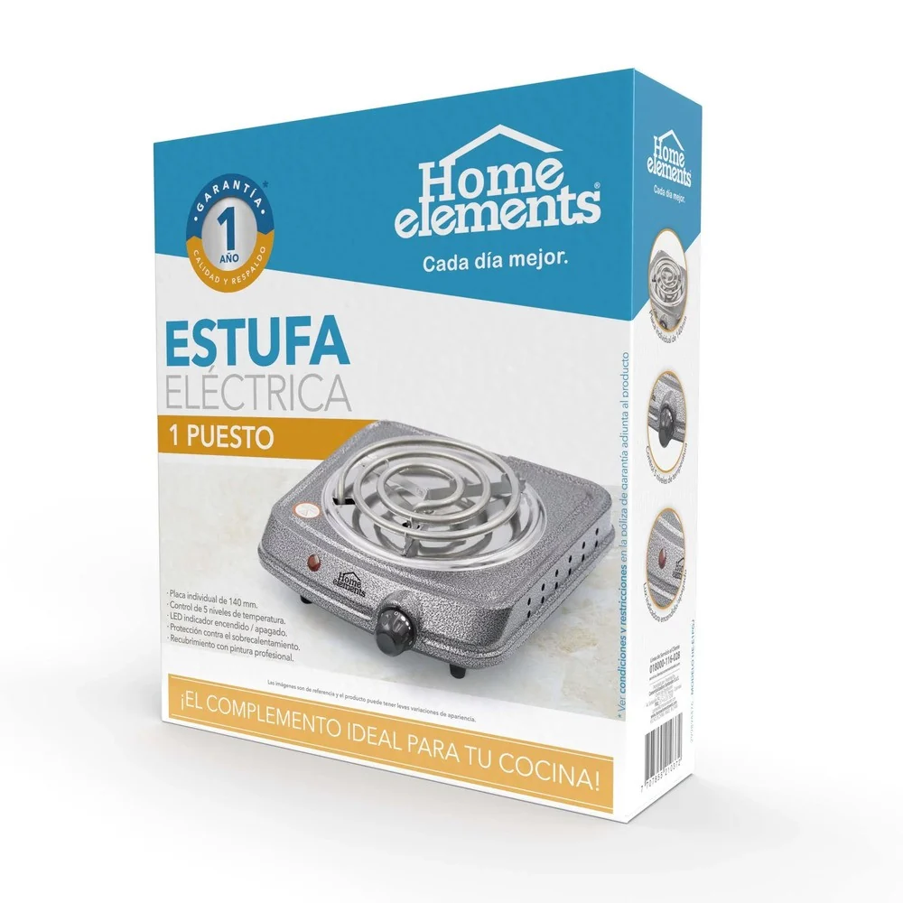 ESTUFA DE 1 PUESTO ELECTRICA 1000W - Imagen 5