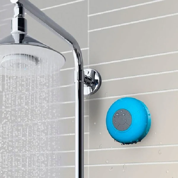 Parlante bafle bluetooth impermeable para música y llamadas ducha - Imagen 4