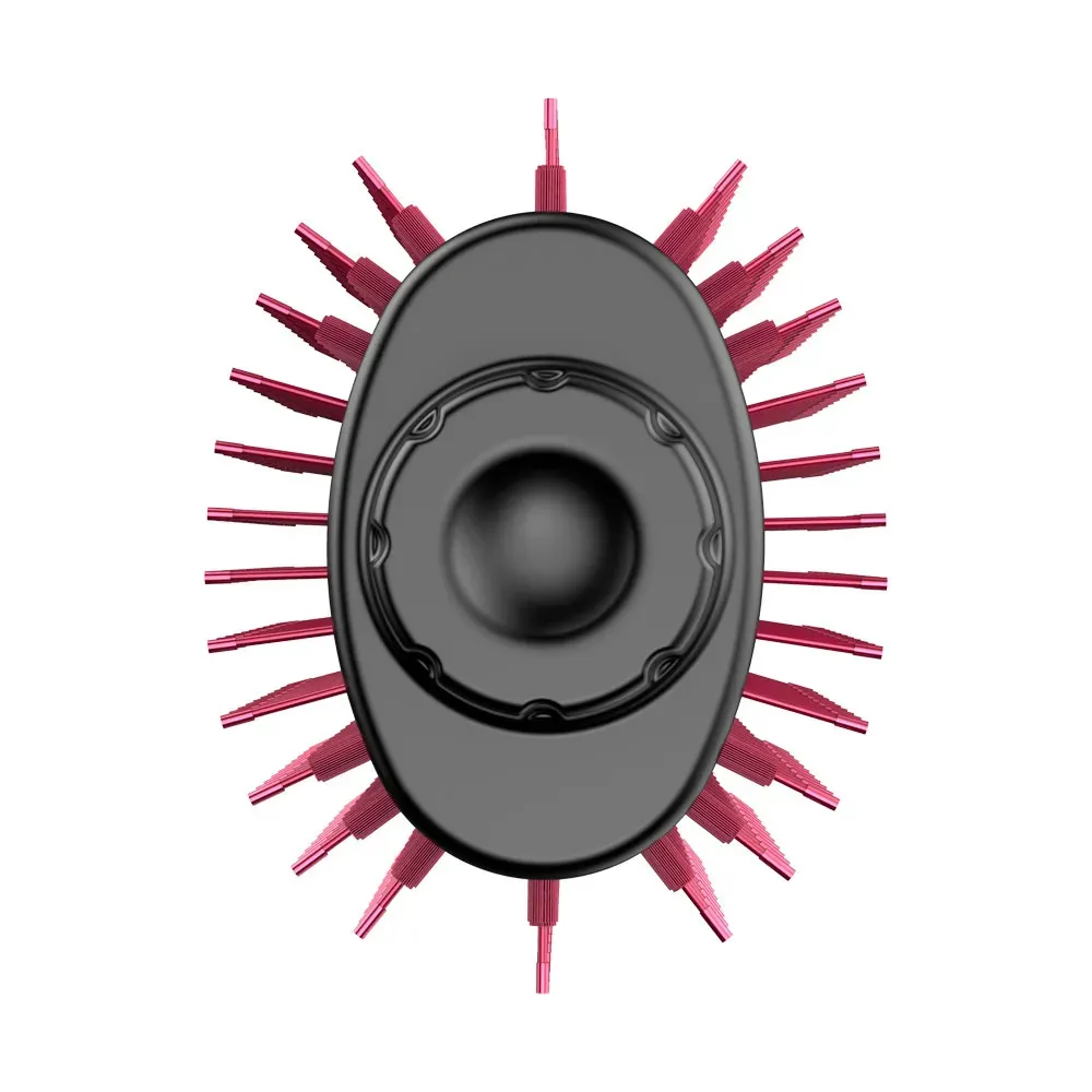Cepillo Gama Glamour Pink Brush 3D Blanco con Rosado - Imagen 4