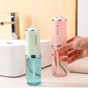 Irrigador Bucal Inálambrico Limpiador con 4 Cabezales