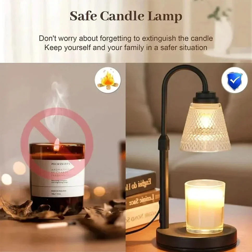 WAXTIMER – Candle Warmer Lamp with Timer for Flame-Free Ambience - Imagen 6
