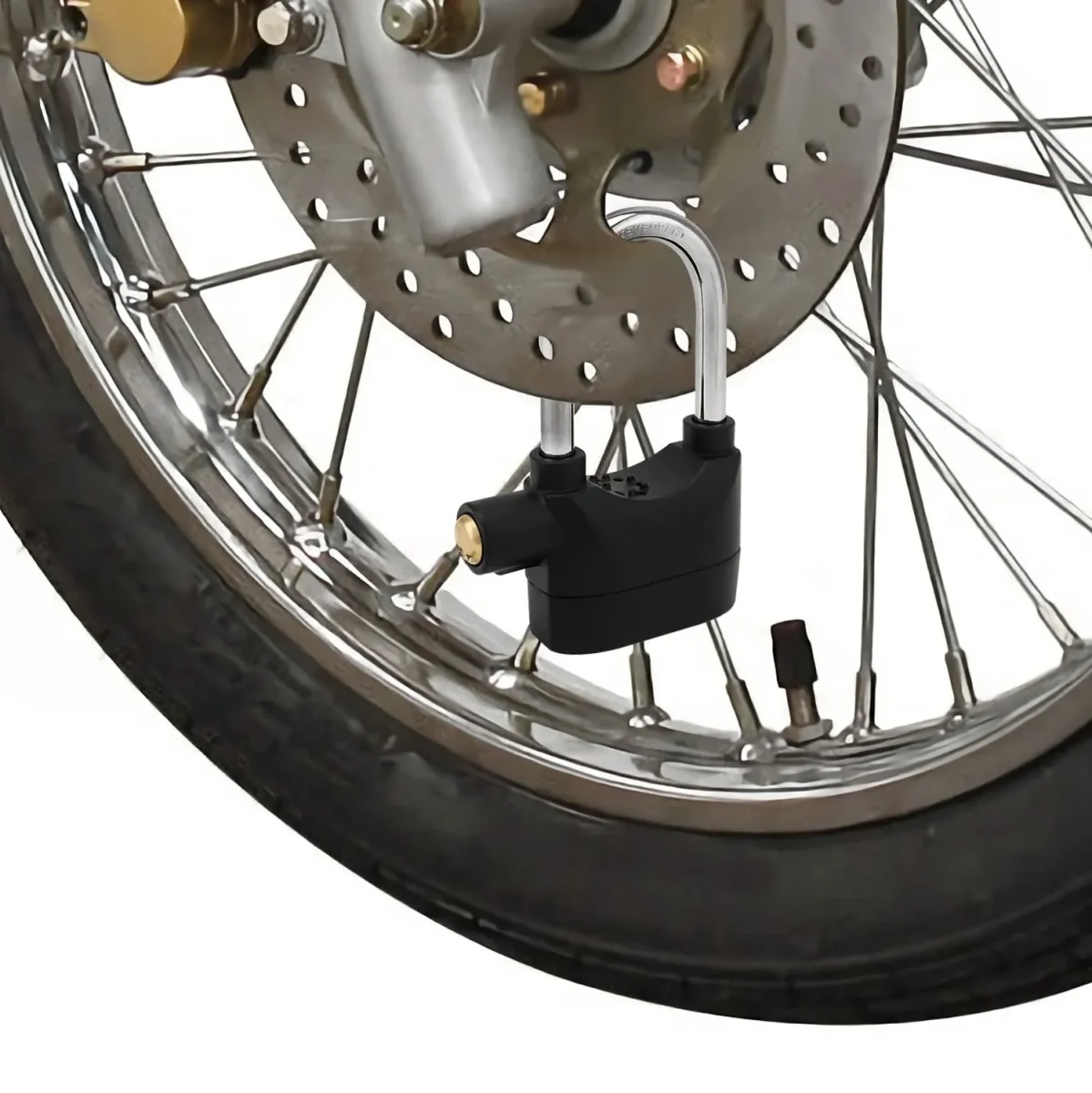 Candado con alarma de seguridad para motos o puertas - Imagen 3