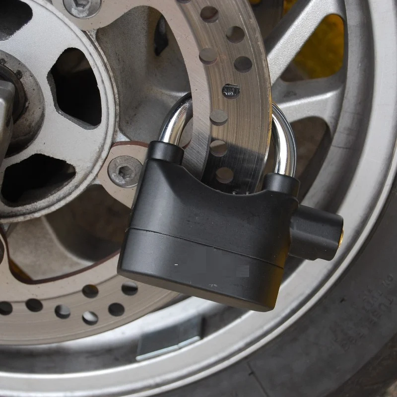 Candado con alarma de seguridad para motos o puertas - Imagen 4
