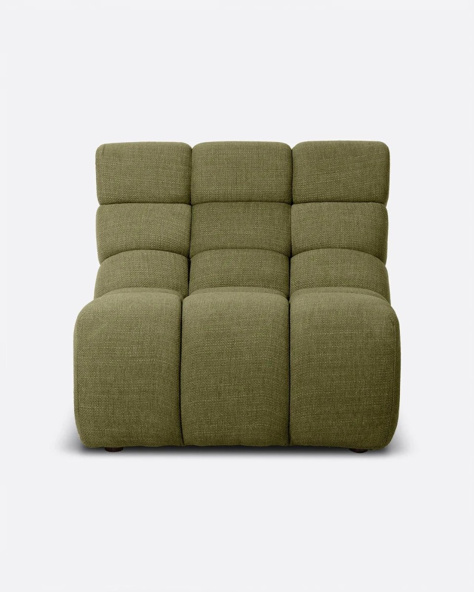 Sofá modular CHOPIN 1 plaza de olefina reciclada 89 x 93 x 78 cm en color musgo - Imagen 2