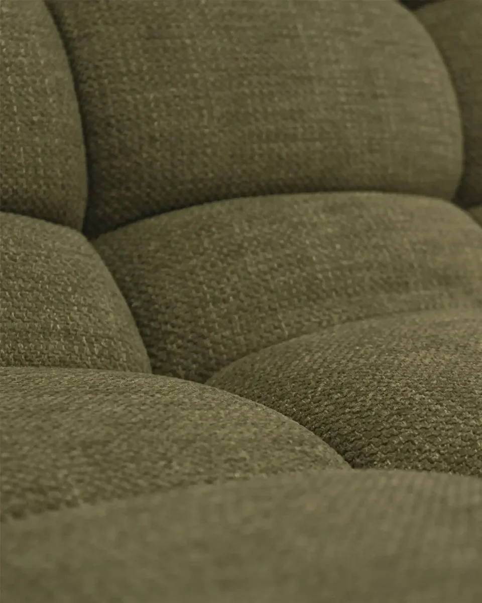 Sofá modular CHOPIN 1 plaza de olefina reciclada 89 x 93 x 78 cm en color musgo - Imagen 5