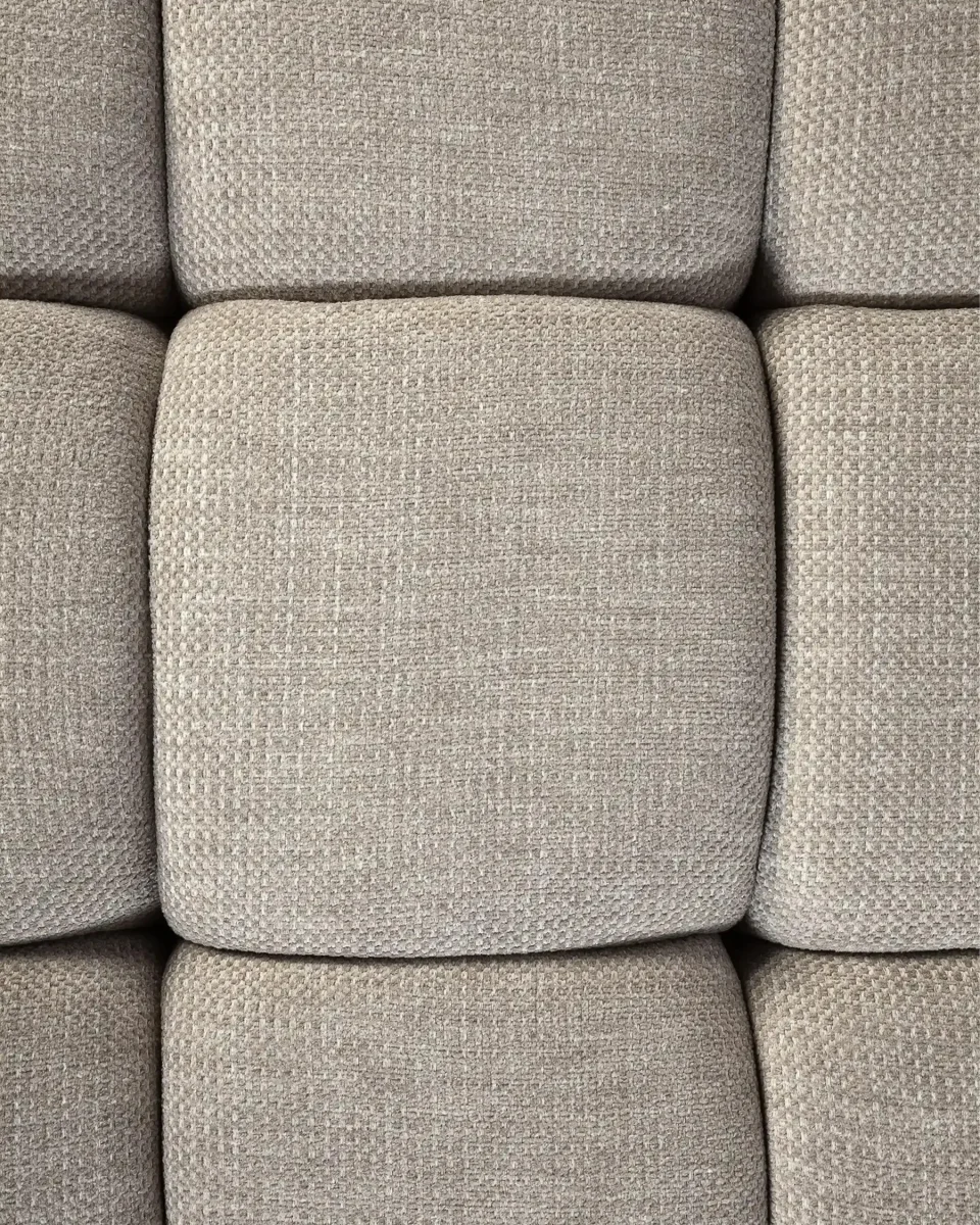 Sofá modular CHOPIN 4 plazas de olefina reciclada 215 x 93 x 78 cm en color natural - Imagen 6